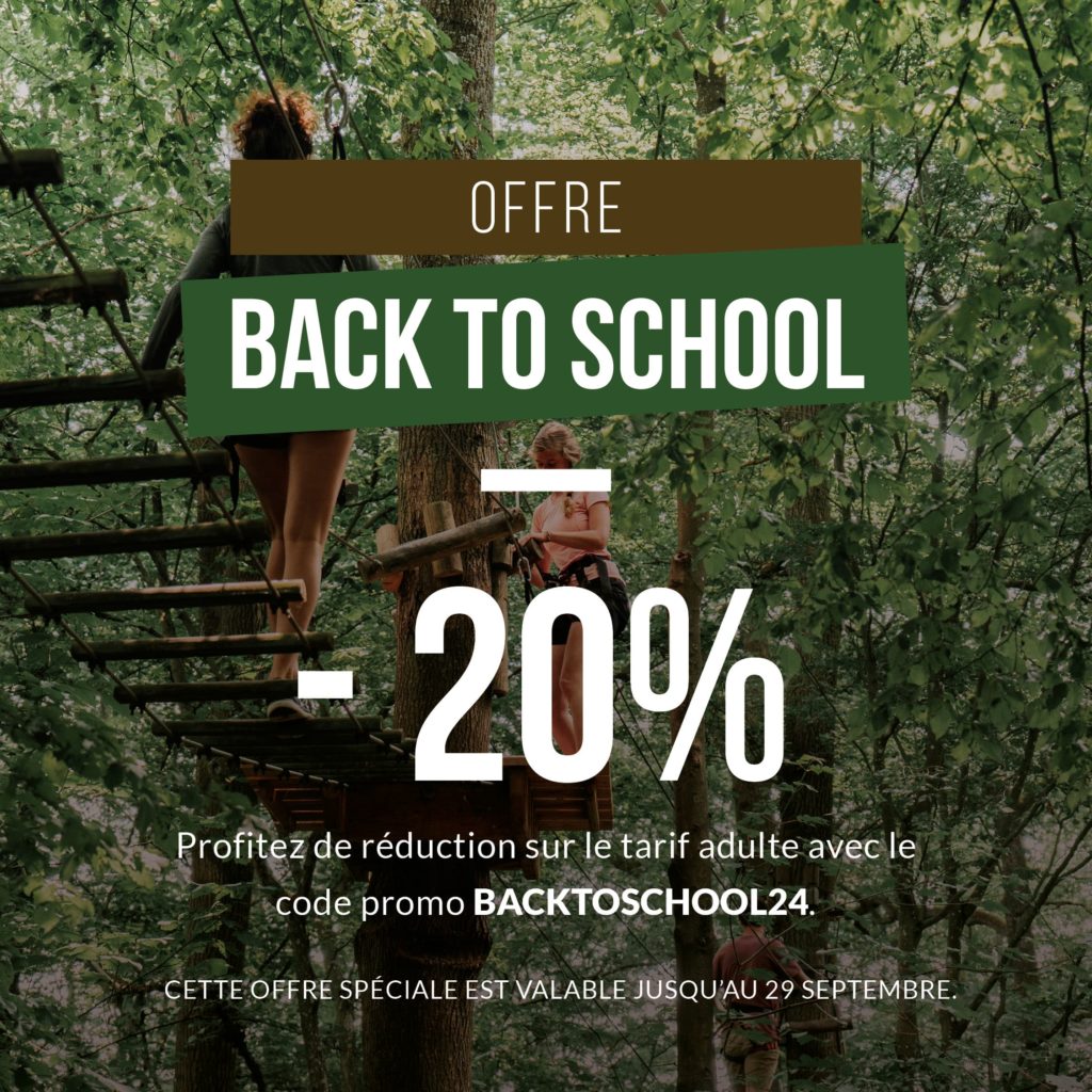 Offre Back To School Natura Parc